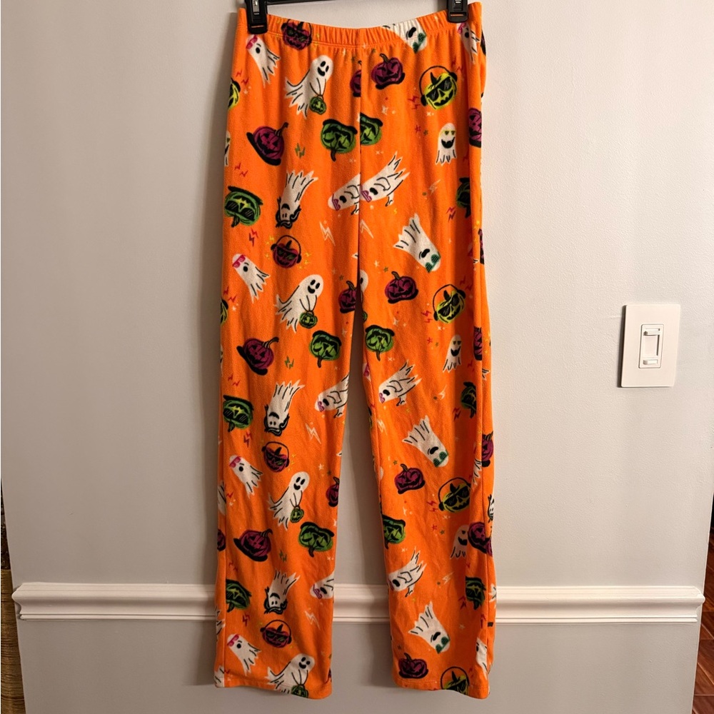 Spooky Orange Halloween Pajama Pants